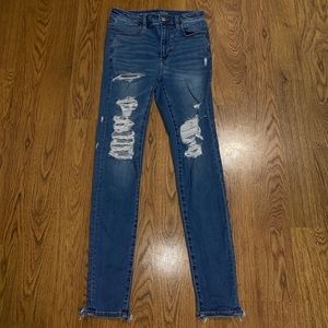 Blue Jeans with Rips